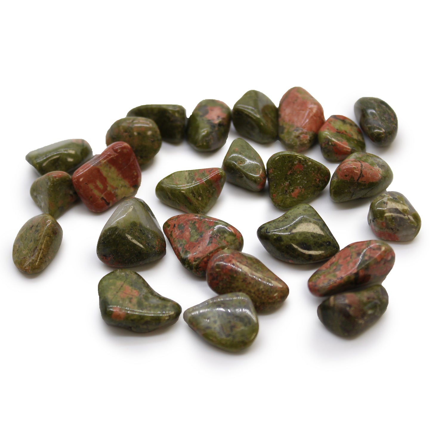 Small African Tumble Stones - Unakite