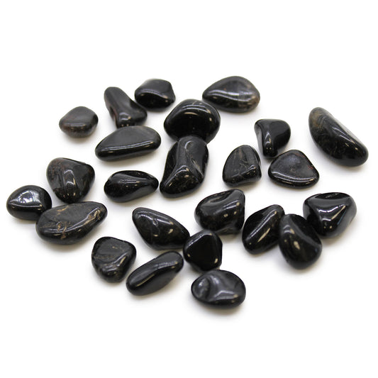 Small African Tumble Stones - Black Onyx