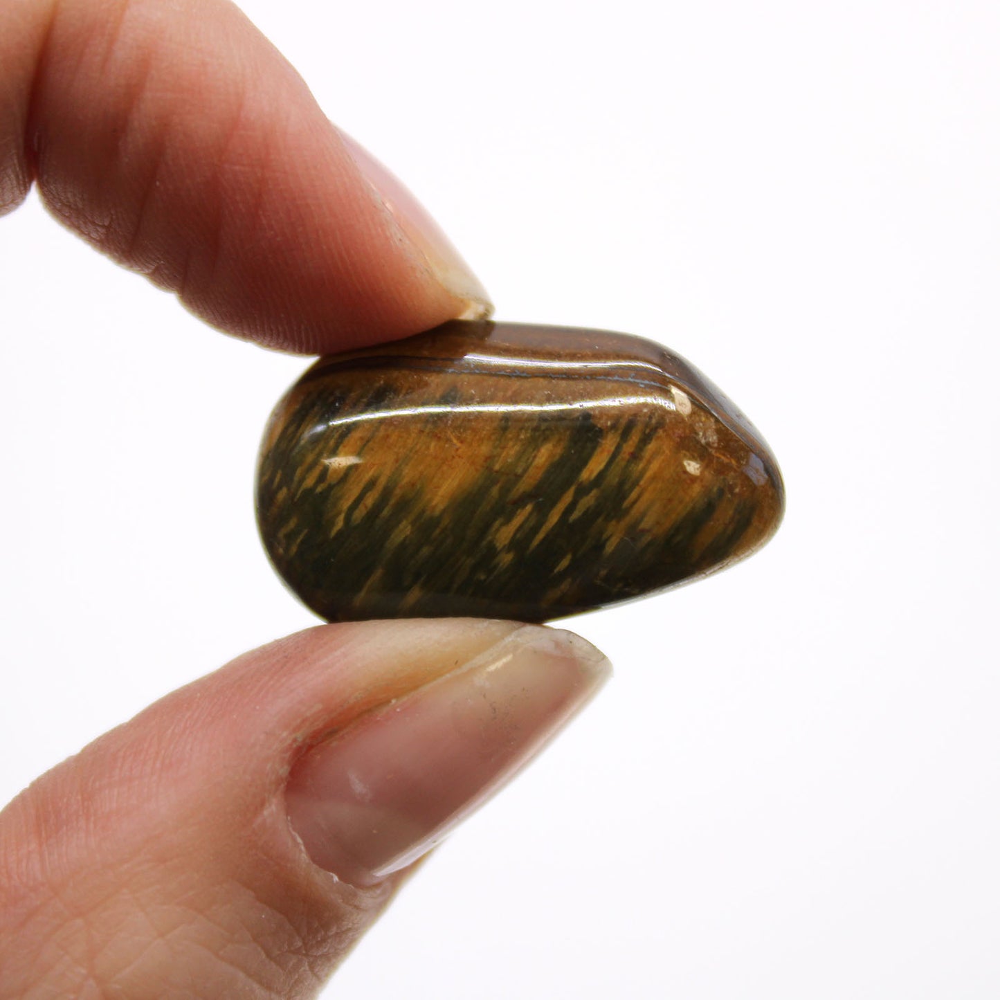 Small African Tumble Stones - Tigers Eye - Varigated