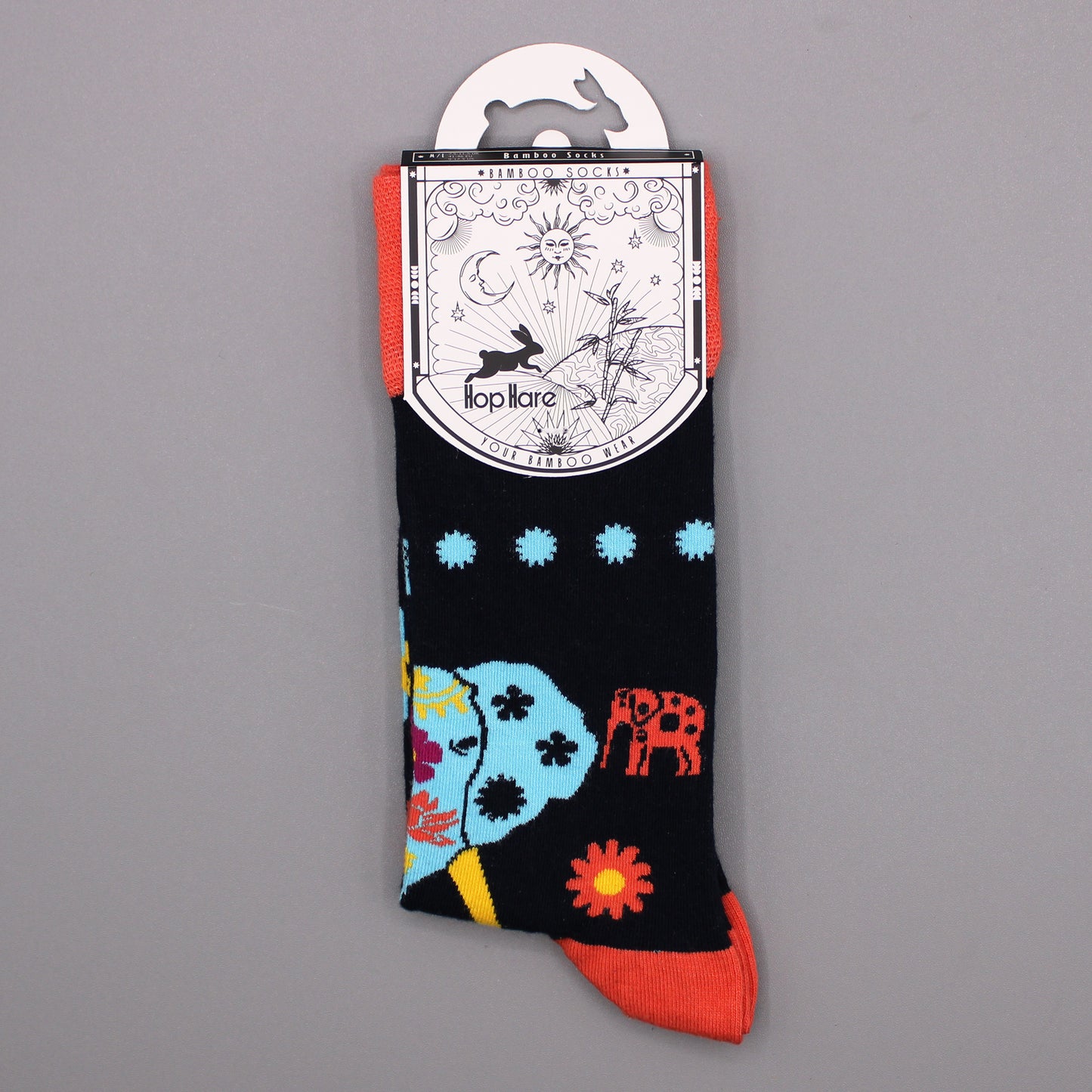 Calcetines Hop Hare Bambú S/M - Cosmic Elephant