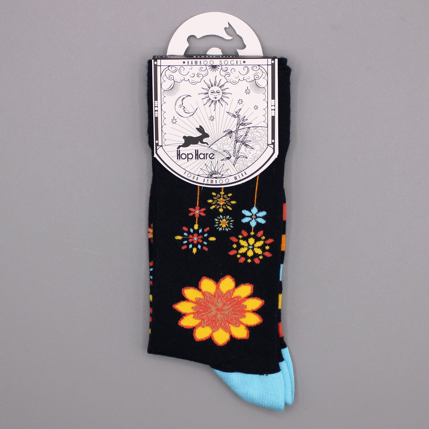 Calcetines Hop Hare Bambú S/M - Mandala Flores