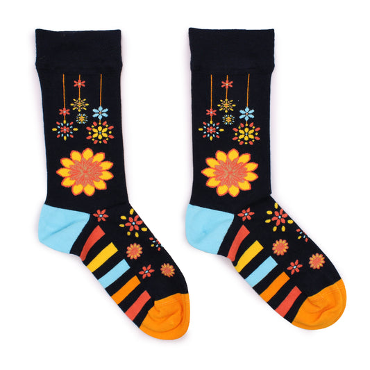 Calcetines Hop Hare Bambú M/L - Mandala Flores