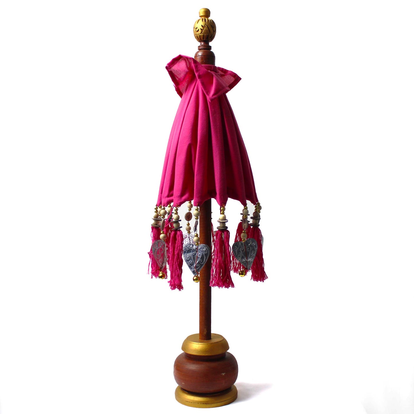 Sombrilla Bali Home Decor - Algodón - Rosa - 40cm