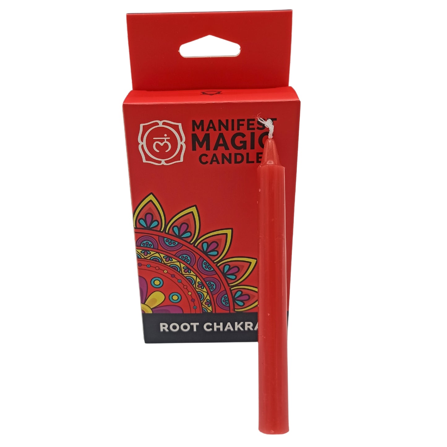 Velas Mágicas Manifestadas (paquete de 12) - Roja - Chakra Raíz