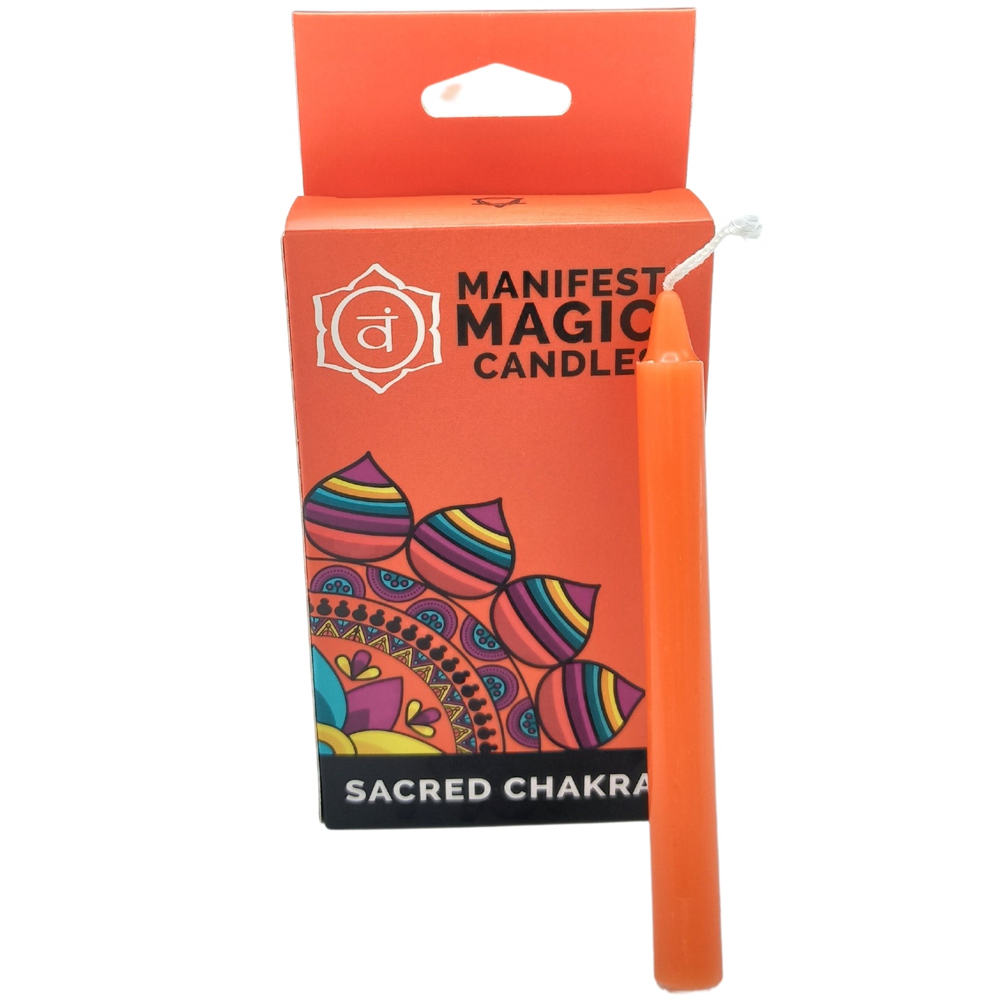 Velas Mágicas Manifiestas (paquete de 12) - Naranja - Chakra Sagrado