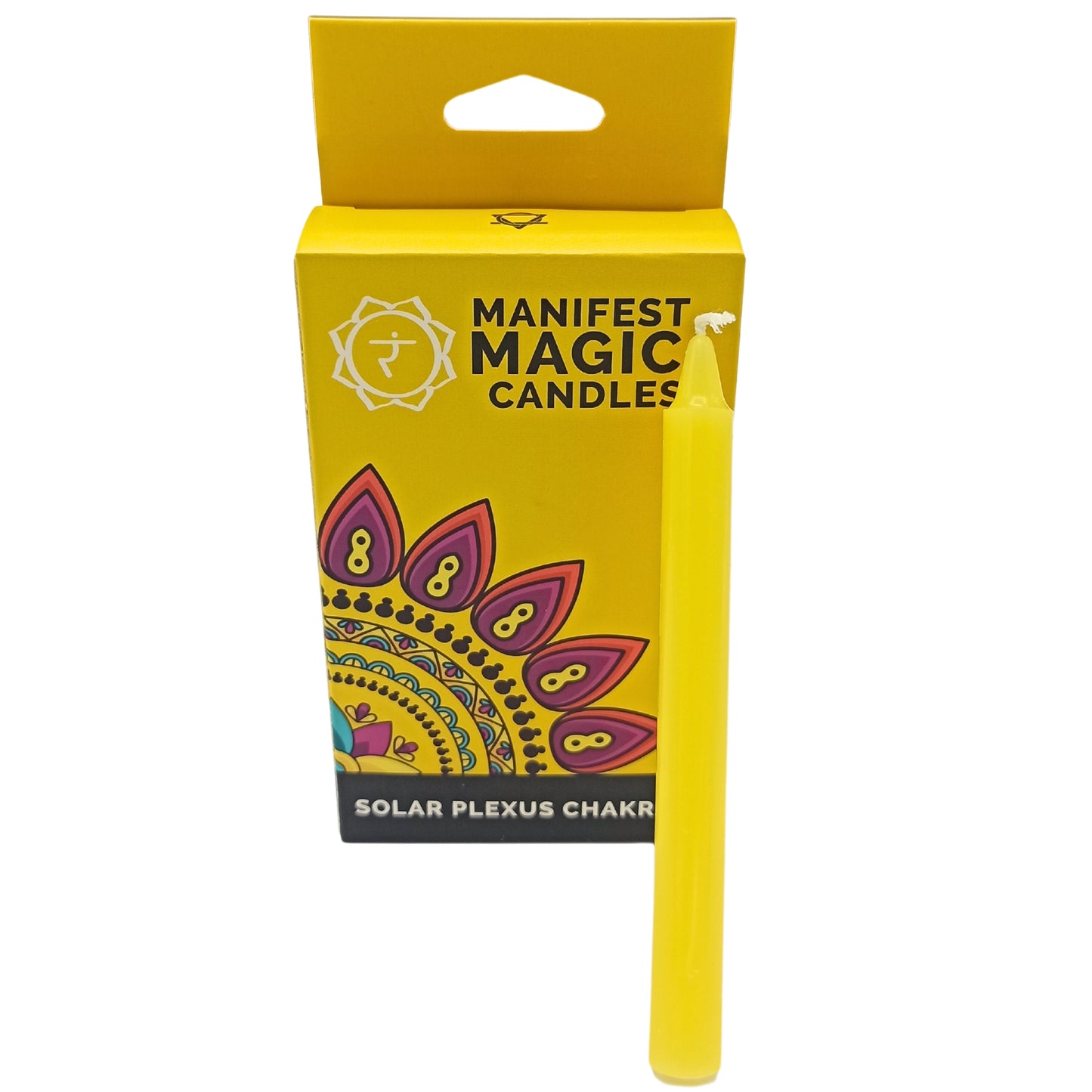 Velas Mágicas Manifiestas (paquete de 12) - Amarillo - Chakra del Plexo Solar