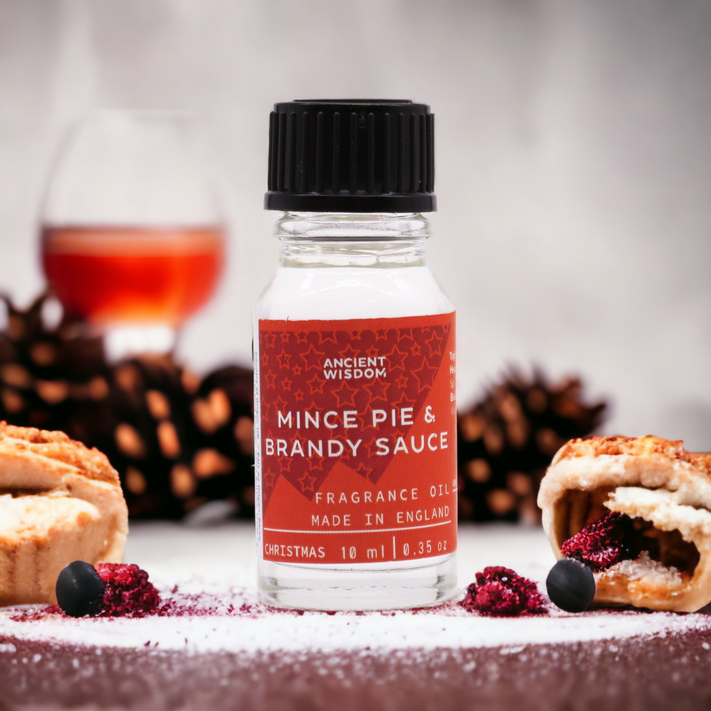 Aceite aromático de pastel de carne picada y salsa de brandy 10 ml