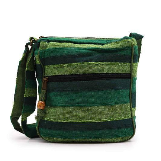 Bolso bandolera Lrg Nepal (correa ajustable) - Verde bosque