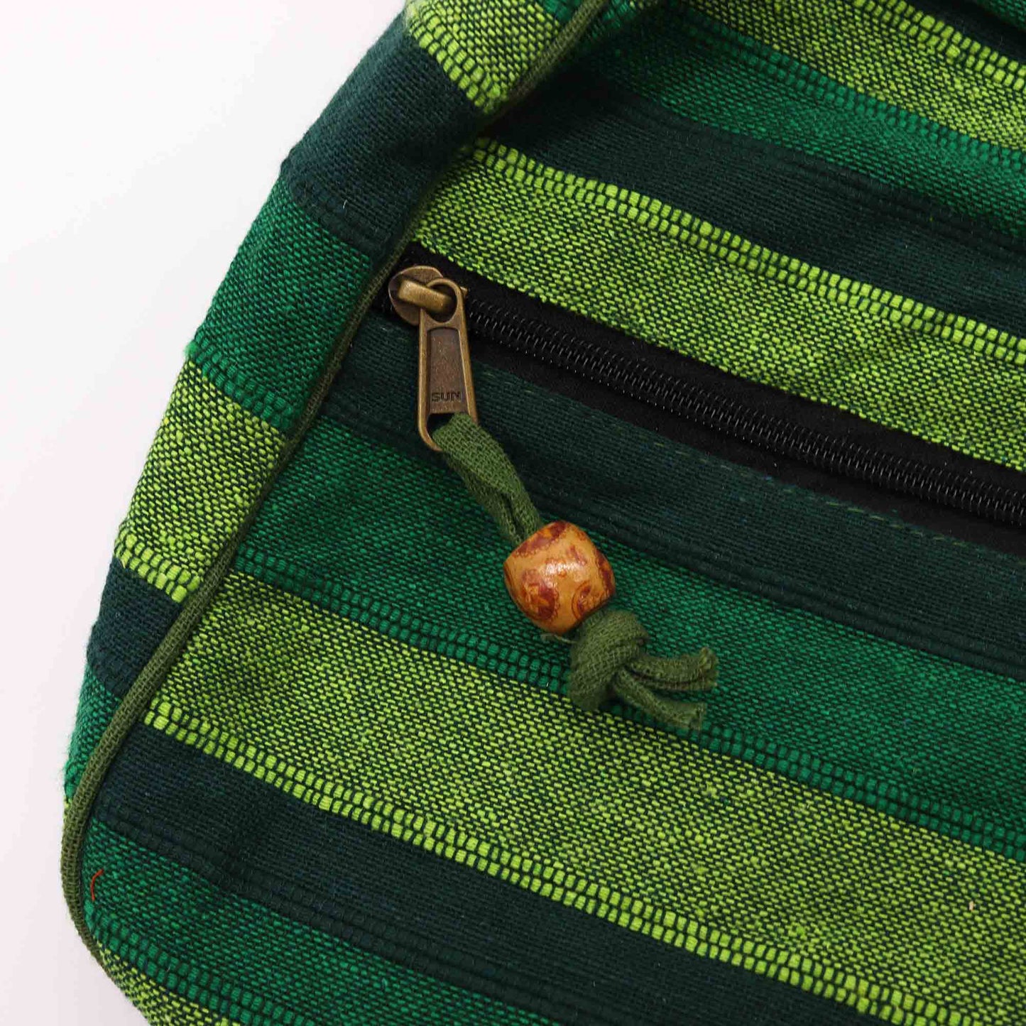 Bolso bandolera Lrg Nepal (correa ajustable) - Verde bosque