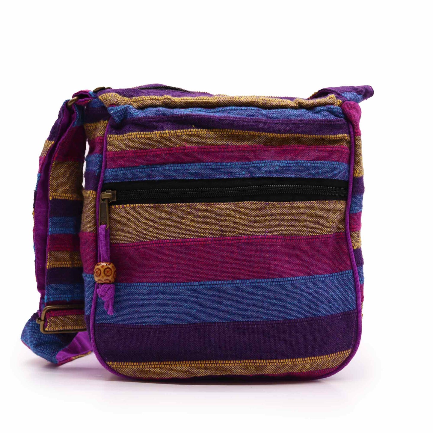 Bolso bandolera Lrg Nepal (correa ajustable) - Flores silvestres