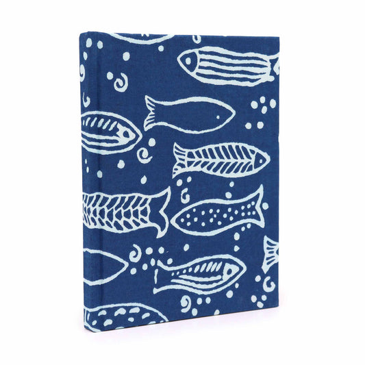 Cuadernos encuadernados en algodón 20x15cm - 96 páginas - Indigo Fish