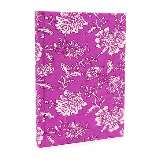 Cuadernos encuadernados en algodón 20x15cm - 96 páginas -Fucsia Antiguo