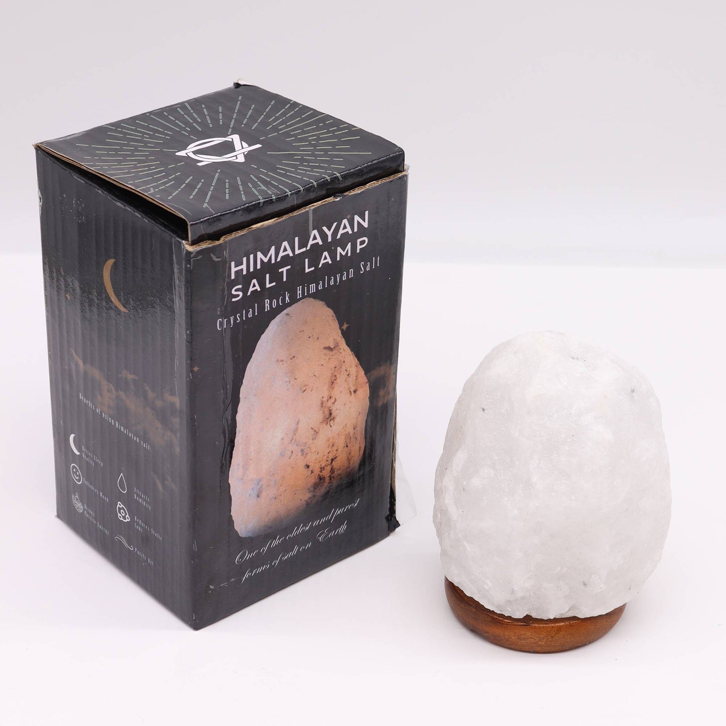 Lámpara de sal del Himalaya Crystal Rock - apx 1,5 - 2 kg