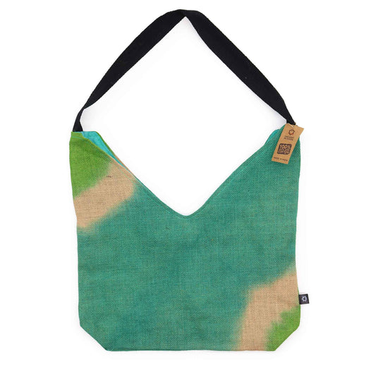 Tote de hombro de mezcla suave - Verde azulado