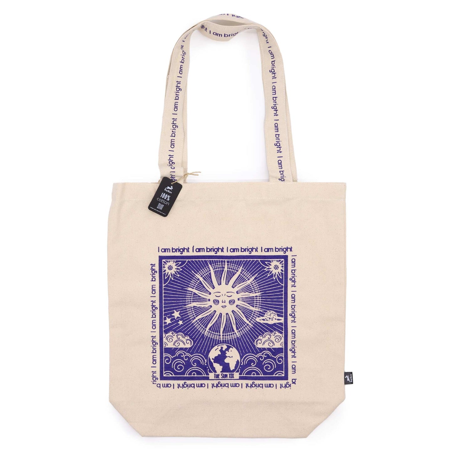 Hop Hare Tote Bag - I am Bright