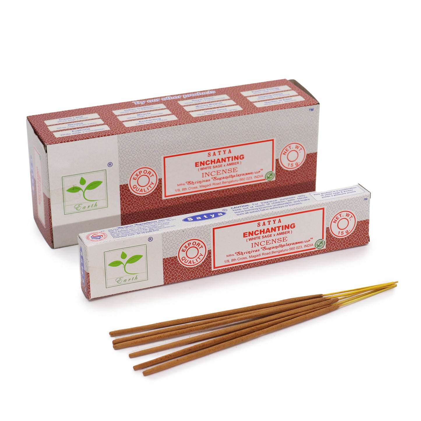 Satya Incense 15gm - Enchanting (White Sage & Amber)